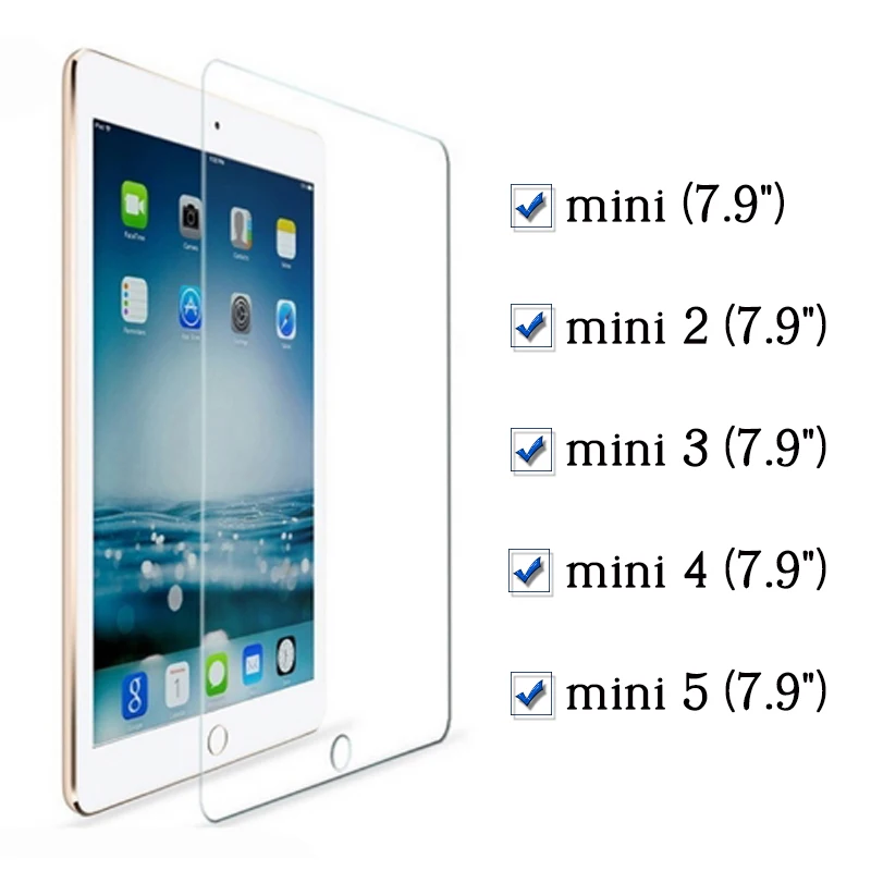 Защитное стекло для Apple IPad Mini 2 3 4 5 7 9 защита экрана i pad Mini2 Mini3 Mini4 Mini5 дюйма