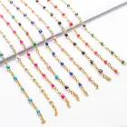 Цепочка DoreenBeads из нержавеющей стали для изготовления ювелирных изделий, 1 м