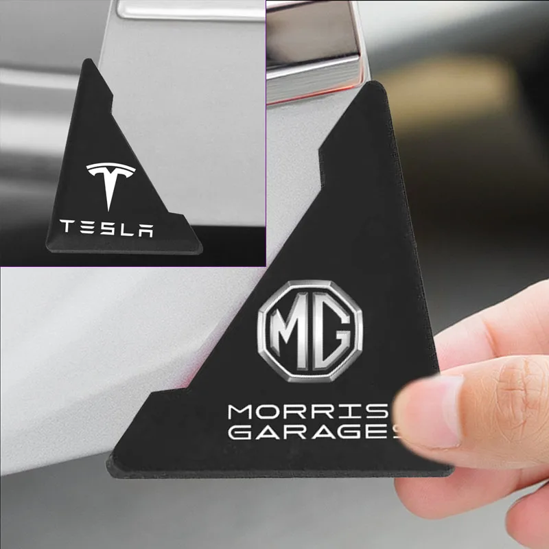 

2pcs Silicone Car Door Corner Cover Decorations Bumper Anti Scratch Stickers for Ford Fusion 4 5 Fiesta Mk6 2021 Car Accessories