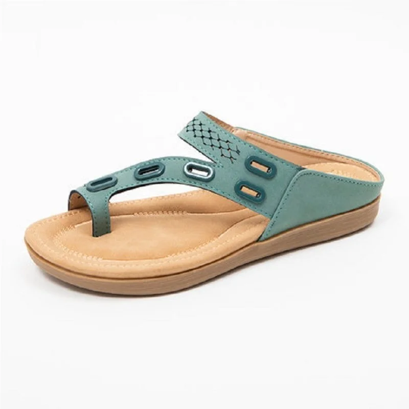 

Women Sandals Orthopedic Shoes Flat Slipper Vintage Anti-Slip Sandals Flip Flops Ladies Shoes Plus Size 43