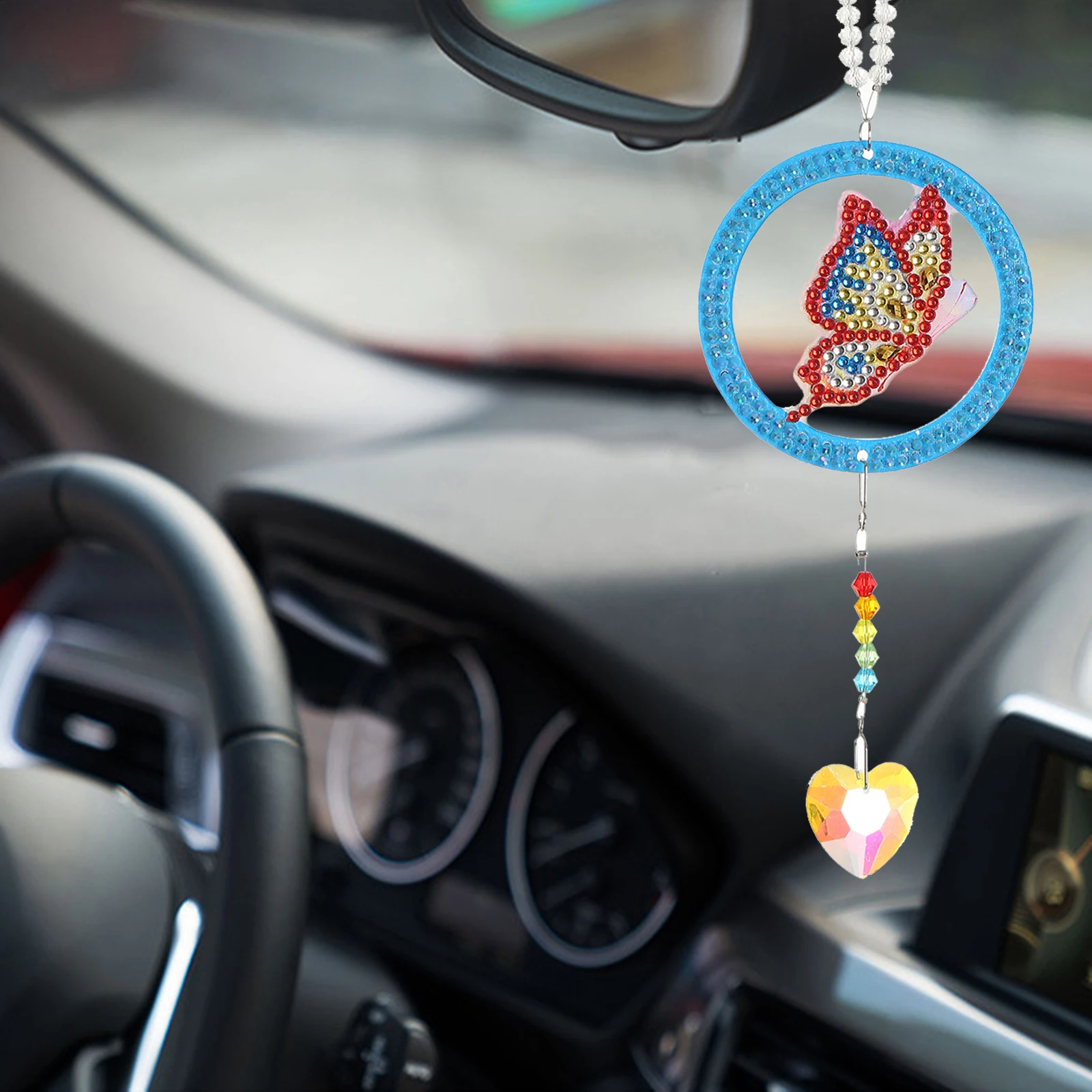

JIEME Diamond Painting Pendant Christmas Gift Diamond Painting DIY Pendant Key Chain Car Bag Pendant Diamond Embroidery