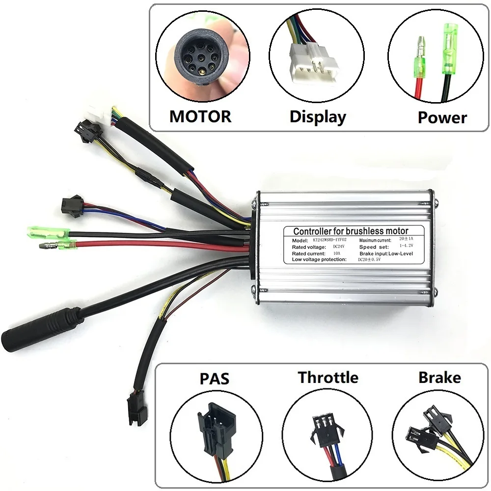 Online Motor Rad Bike Kit 24V 250W Elektrische Motor Elektrische Rad Kit 16-20 Zoll Hinten Kassette Elektrische Motor Für Fahrrad