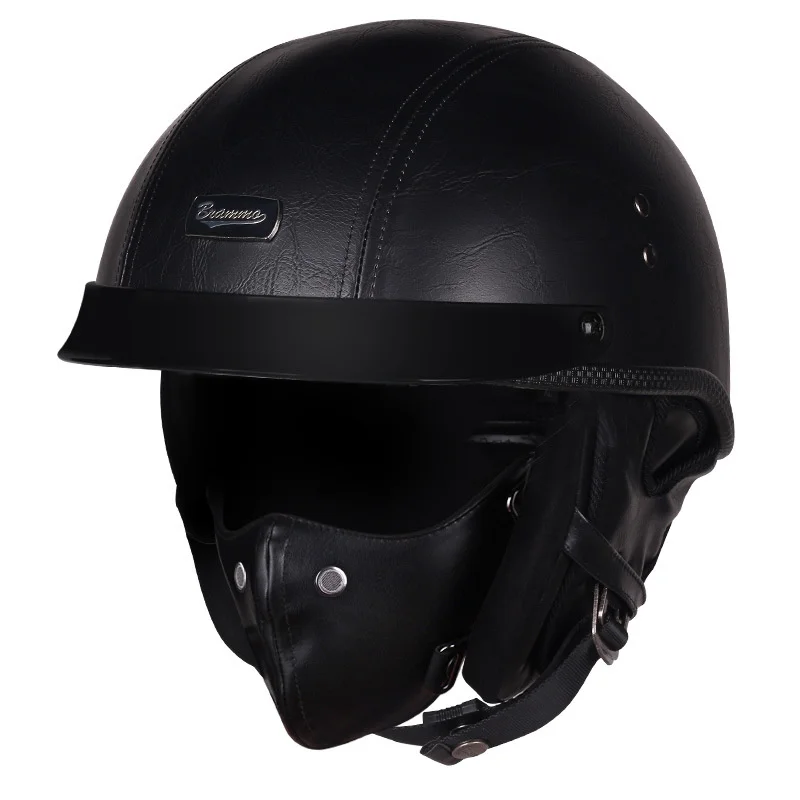 

Retro Motorcycle Casco Moto Half Face Helmet Children Helmet Scooter Vintage Biker Motorbike Crash Moto Helmet