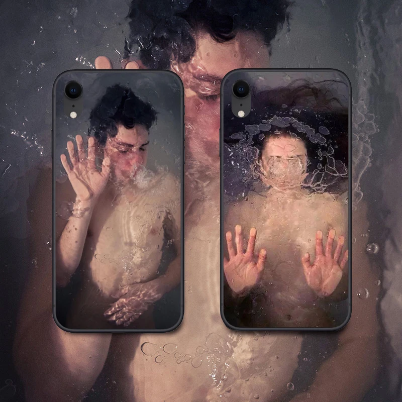 Абстрактный арт подводный мальчик и девочка Пара телефон чехол для iPhone 5 5S SE 6 6plus 7