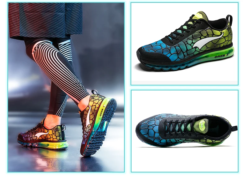 ONEMIX мужские кроссовки модная амортизирующая воздушная подушка уличная