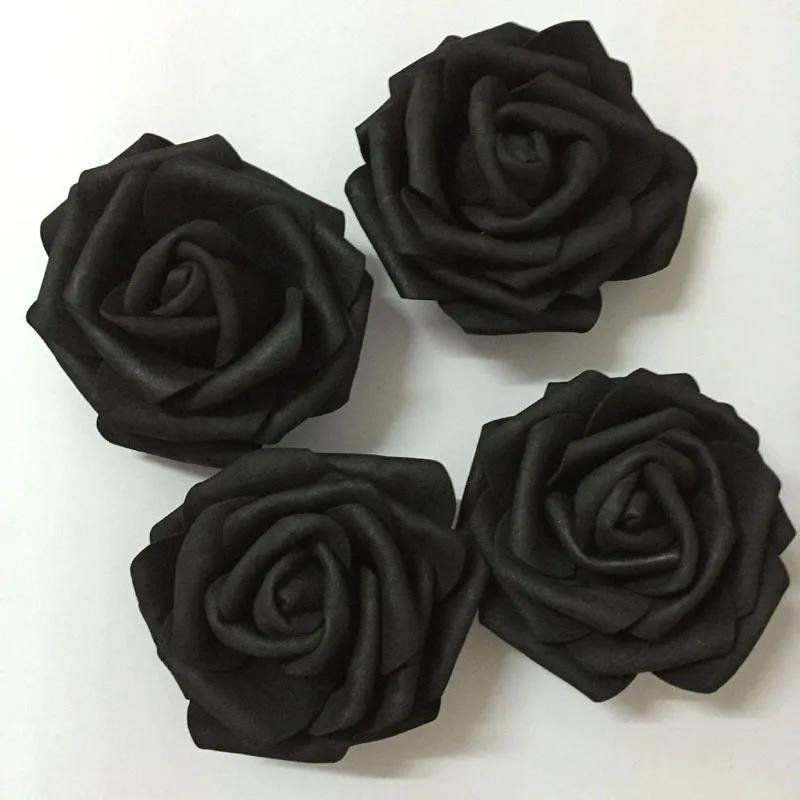 100 шт. искусственные головки розы из пены ЭВА 7 см|head flower|head titaniumhead band flower |