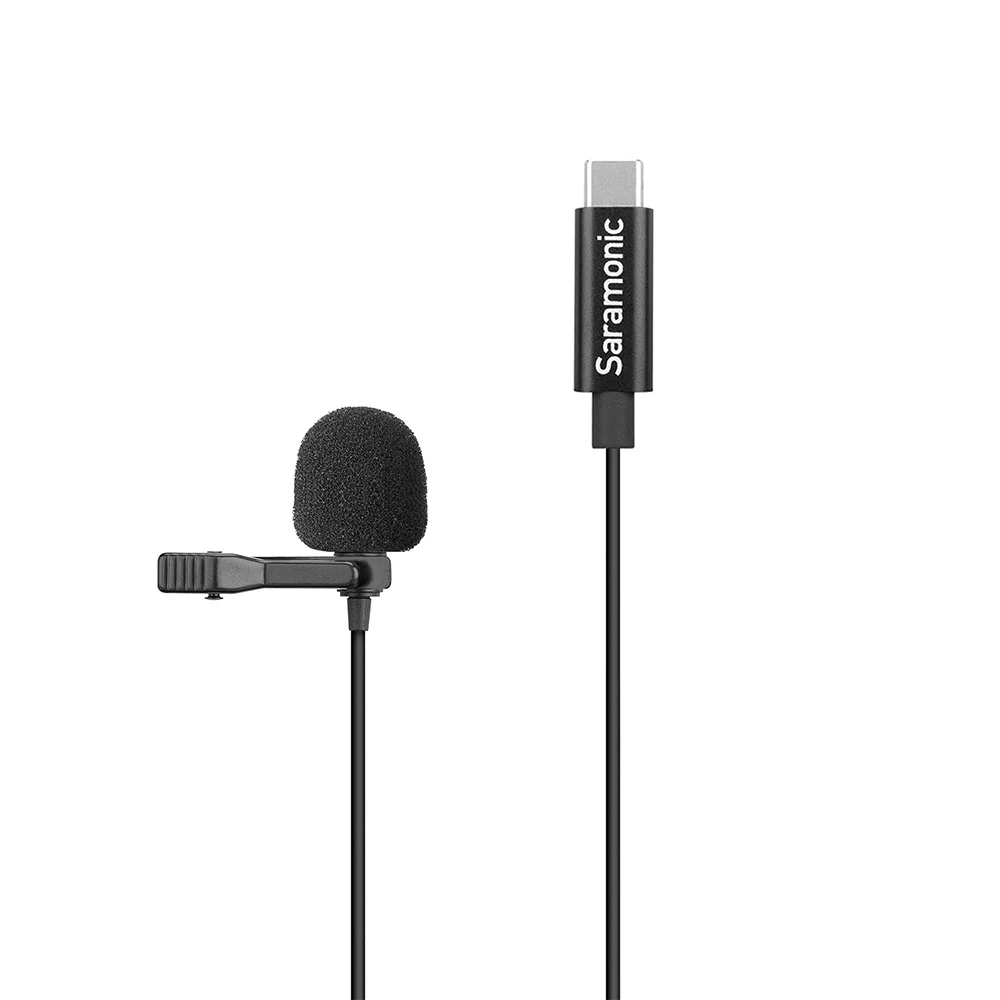 Saramonic LavMicro U3A цифровой Тип USB-C петличный микрофон с 90 ° USB-адаптер совместимj типа
