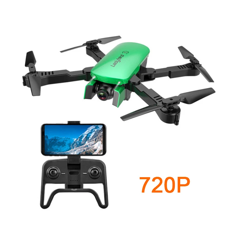 green 720P ba1 R8 1808 Дрон с двойной камерой 1080P 4K PX1600W HD WiFi FPV оптический поток Автоматическая красота RC Квадрокоптер вертолет XS816 SG106 - Цвет: green 720P ba1