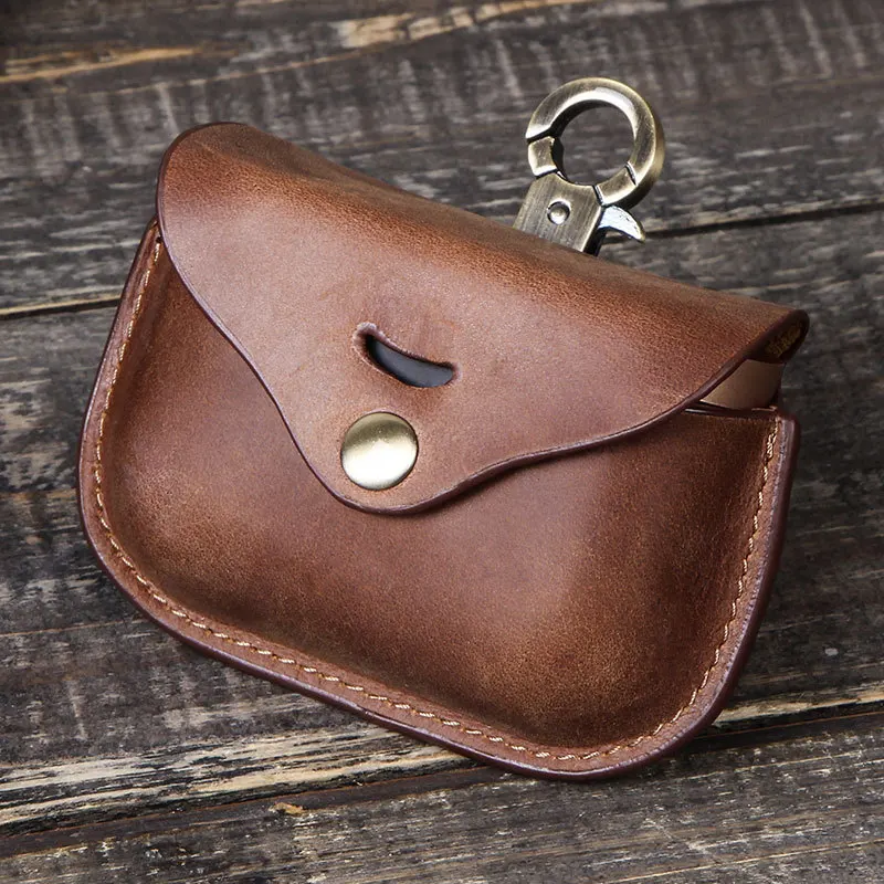 Кожаный защитный чехол Funshion для беспроводных наушников с брелоком sony|Аксессуары