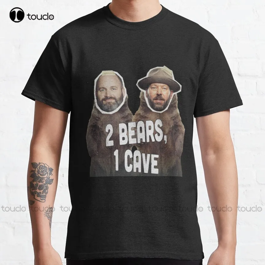 

2 Bears 1 Cave Funny Gift Classic T-Shirt Baseball Tee Custom Aldult Teen Unisex Digital Printing Tee Shirt Xs-5Xl Cotton Shirts