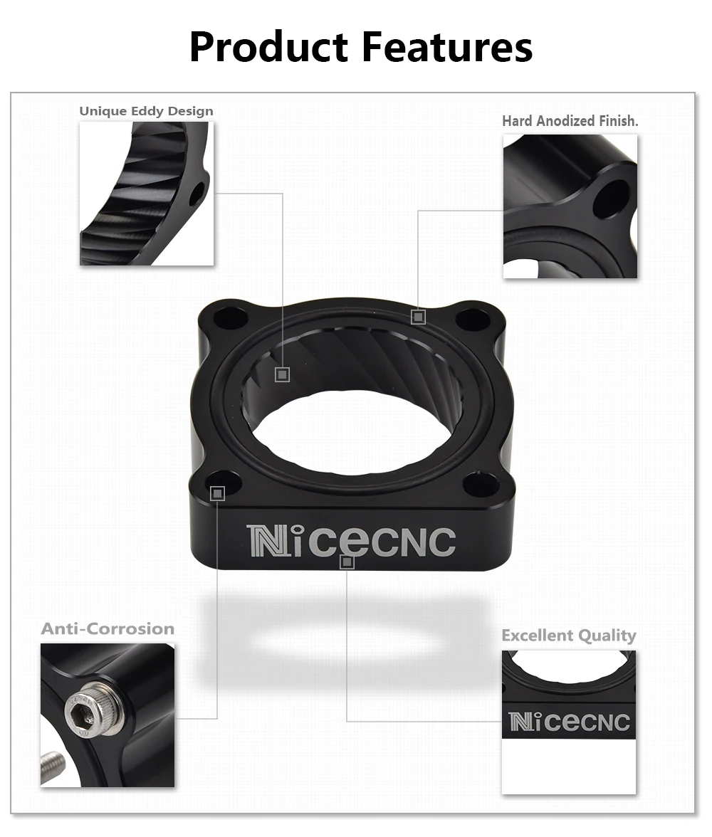 NICECNC ЧПУ прокладка корпуса дроссельных заслонок воздухозаборник