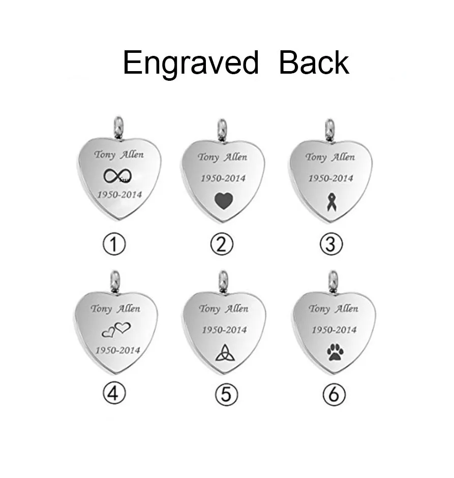 Брелок для кремации из нержавеющей стали с гравировкой | Украшения и аксессуары