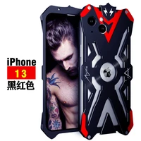 hot luxury new thor punk aluminum bumper metal shockproof armor defender case for iphone 13 pro max shockproof heavy duty cover