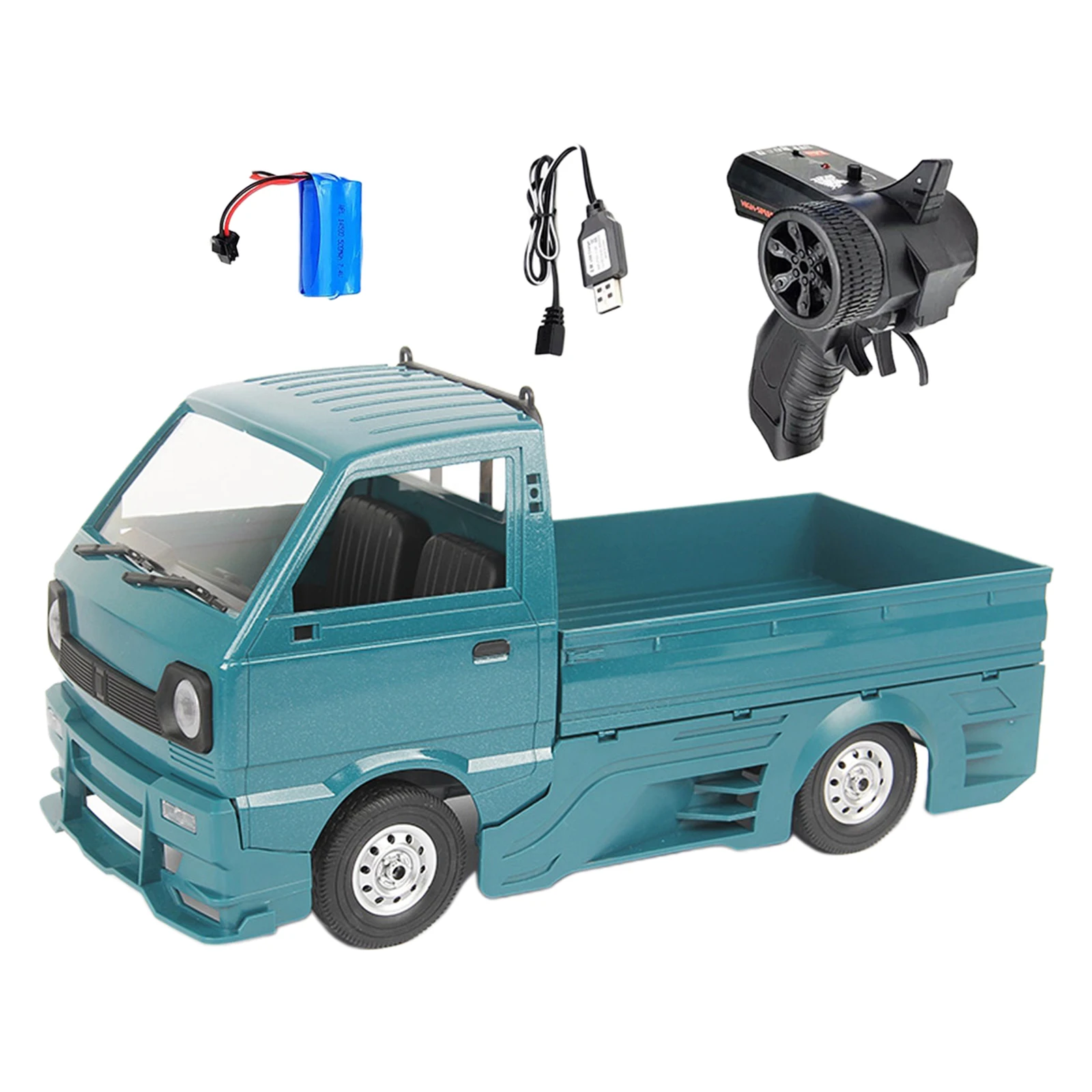 WPL D12 RC грузовик 1/10 2WD Truck матовый 260 Мотор светодиодный светильник игрушки с