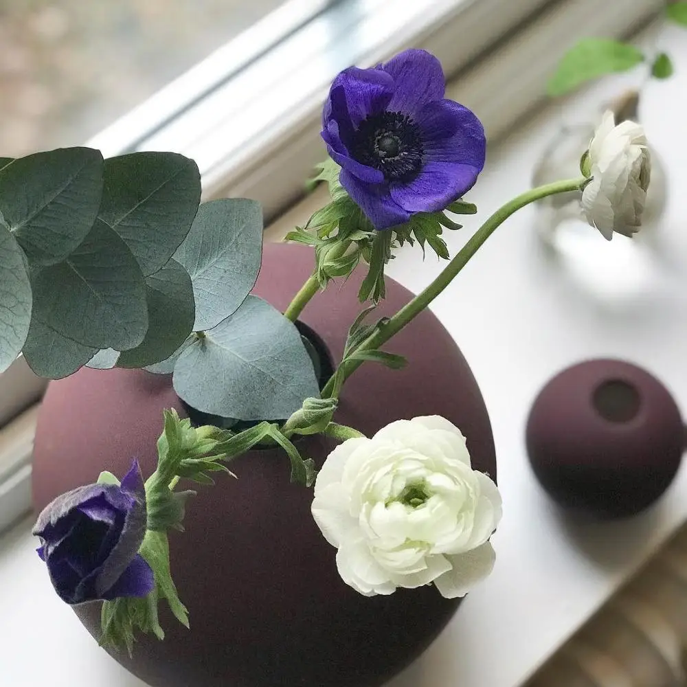 Скандинавская Ваза Morandi винтажная роскошная круглая керамика украшения для