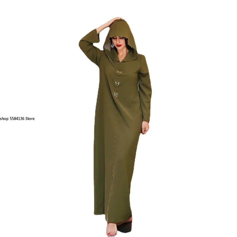 Abayas Ramadan Eid Dresses For Women Abaya Dubai Turkey Muslim Hijab Long Dress Islam Caftan Marocain Robe Longue Djellaba Femme