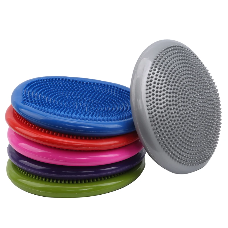 

Yoga Balance Ball Training Balanced Cushion Fitness Massage Ball Adult Padded Practice Feet Rehabilitation Thick Yoga Ball