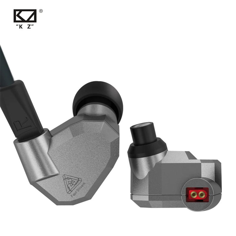 Гибридные наушники-вкладыши KZ ZS5 2DD + 2BA Hi-Fi DJ монитор спортивные наушники для бега