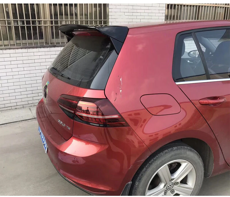 

Roof Wing Aspec Style for Golf7 MK7 MK7.5 Car Styling ABS Plastic Mater Rear Lip Spoiler for Golf 7 2014 - UP
