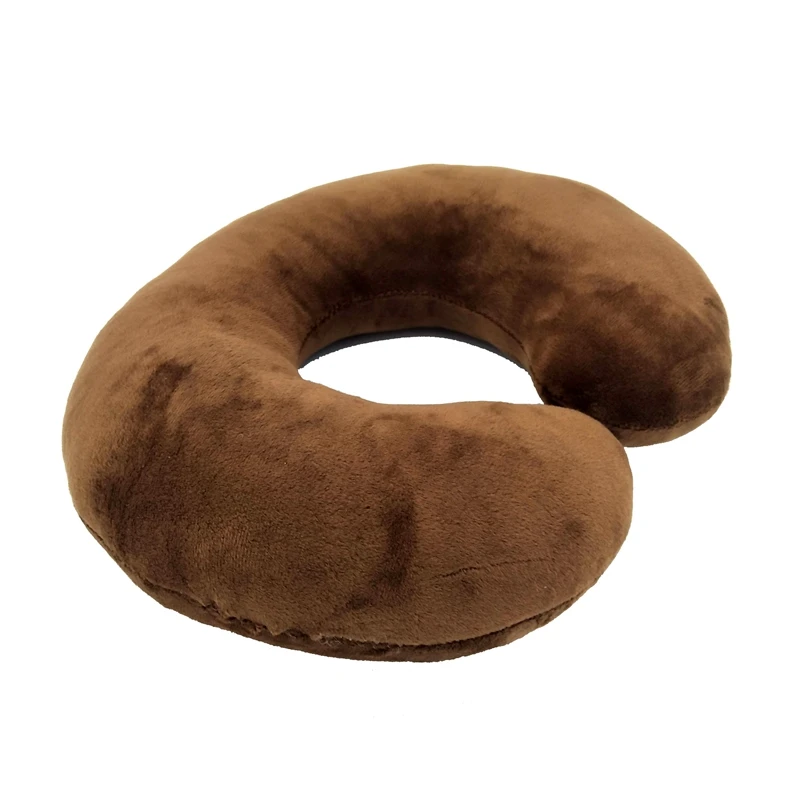 Gadetpro u образная подушка для путешествий однотонная отдыха шеи автомобиля