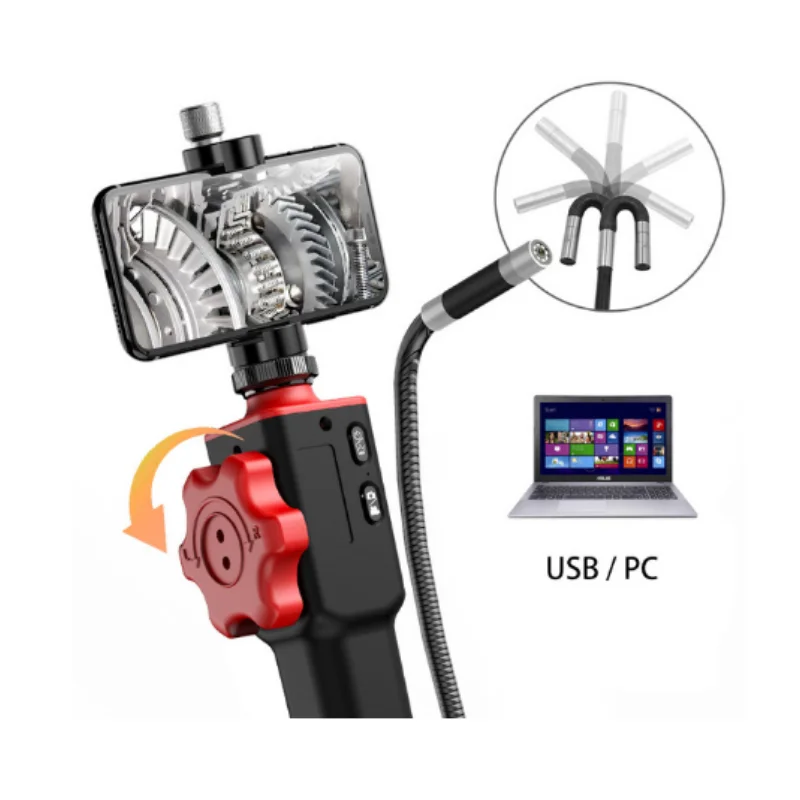 Промышленный эндоскоп с поворотом на 360 градусов 8 5 мм | Безопасность и защита