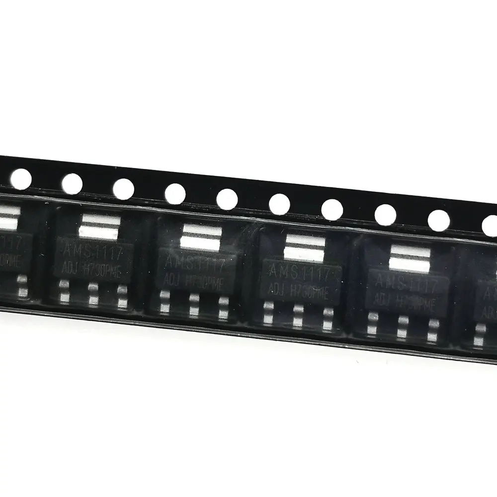 70 шт./лот = 7Kinds* 10 шт. AMS1117 1,2 V 1,5 V 1,8 V 2,5 V 3,3 V 5V ADJ 1117 AMS1117-3.3 AMS1117-5.0 AMS1117-ADJ AMS1117-1.5 AMS1117-2.5