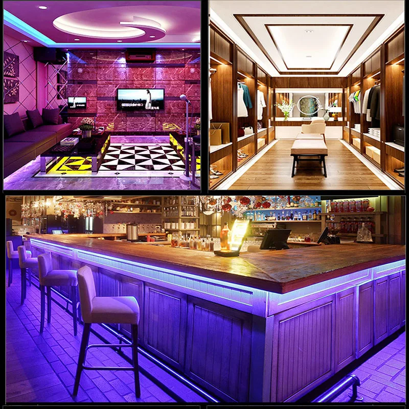 Светодиодная лента 220 В RGB приложение Bluetooth контроль 1600 Вт цвет наружный