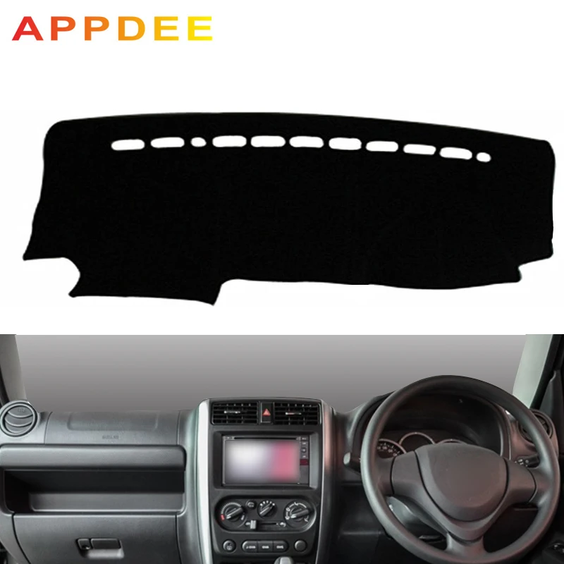 APPDEE Car Dashboard Cover Dash Mat For Suzuki Jimny 1998 - 2008 2007 2009 2010 2011 2012 2013 2014 2015 2016 2017 Dashmat Pad | Автомобили