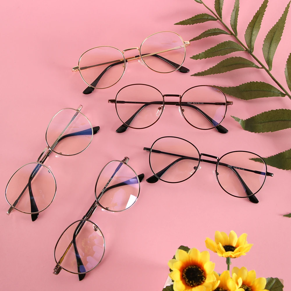 Горячая Распродажа 1 шт. Модные металлические очки унисекс в круглой