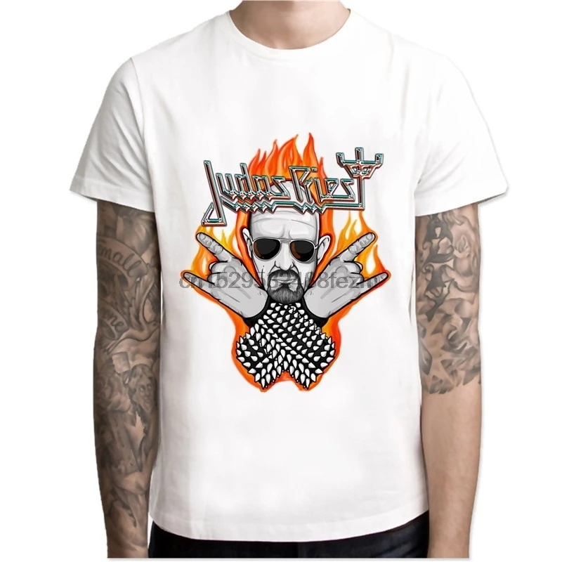 Уличная одежда Judas Priest Judaspriest футболка в стиле хип хоп Стиль новый оригинальный