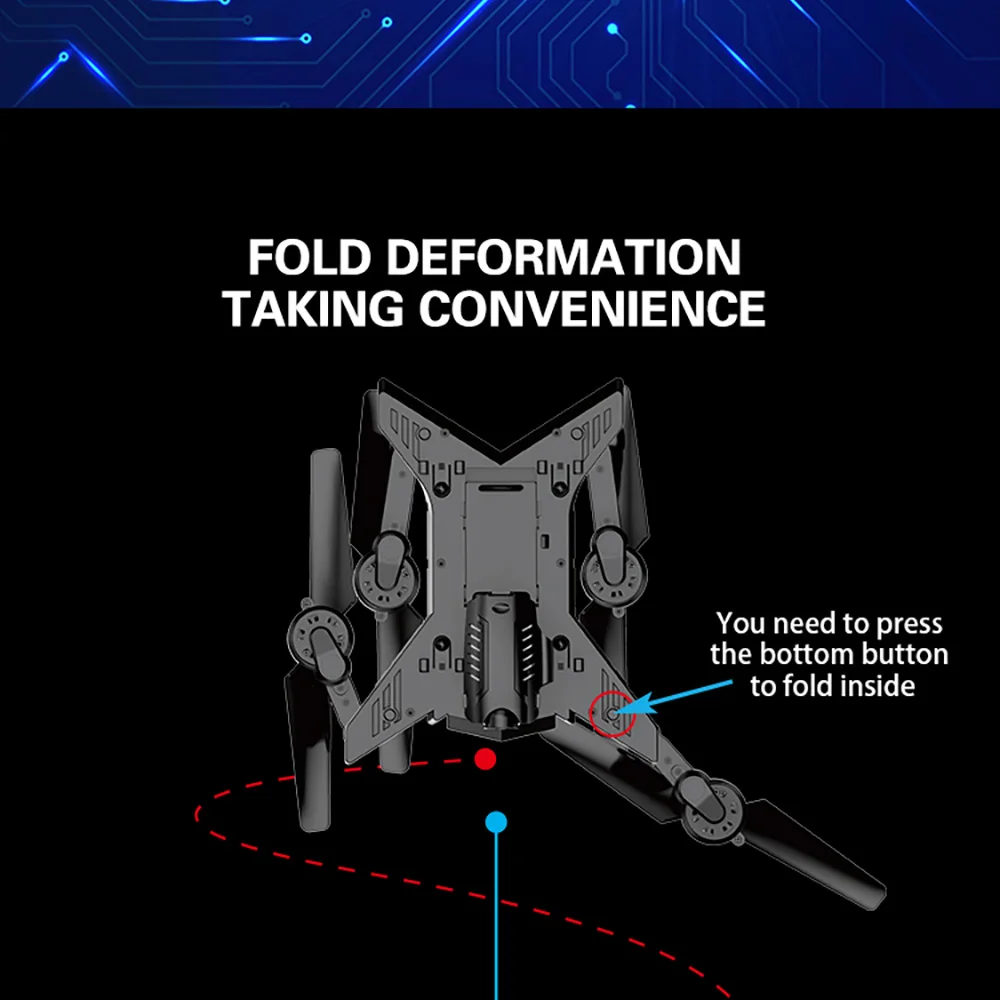 S59W Drone Rc Quadcopter Foldable 1080P WiFi fpv Drone 4K Remote control Toys Helicopter Drones with camera hd Dron Child toy