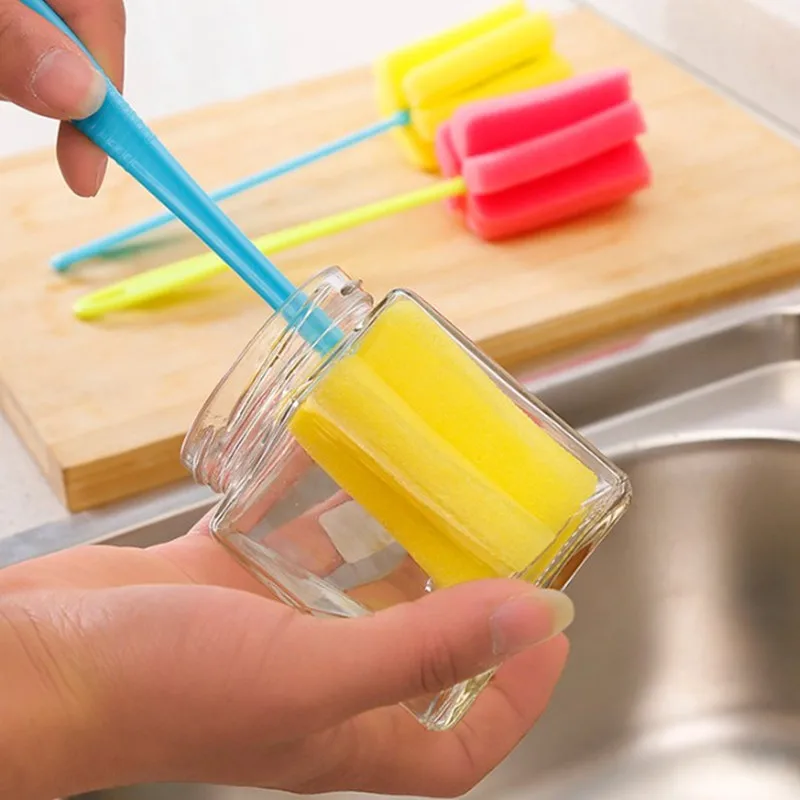 Чистящие щетки кухонные чистящие инструменты губка щетка для бокалов бутылка
