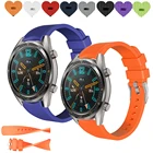 Спортивный силиконовый ремешок для умных часов Huawei watch GT 2GTR 2, 22 мм, сменный Браслет для умных часов Huawei watch GT 42 46 мм