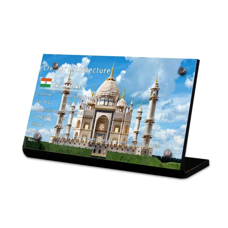 

The Acrylic Display Stand Brand For 10256 Taj Mahal Toys Building Blocks