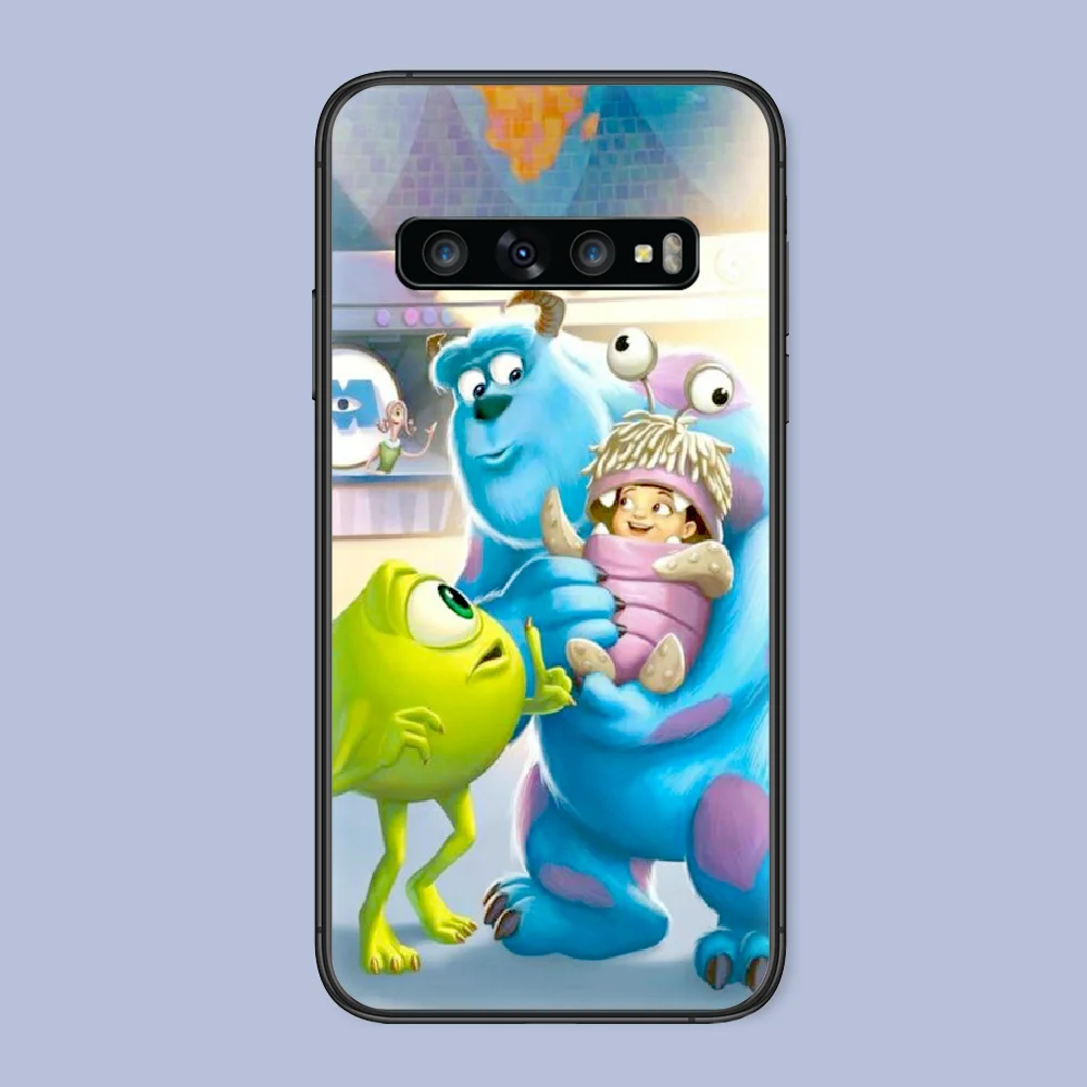 

cartoon Monsterss Incc Phone Case For Samsung Galaxy Note S 8 9 10 20 Plus E Lite Uitra black Bumper Fashion Shell Silicone Cell