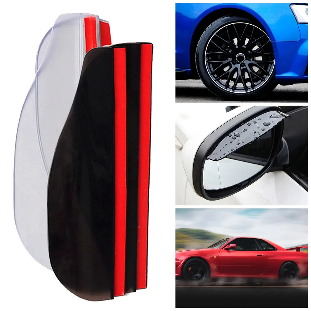 

Automotive Car Rear View Mirror Protector Rain Guard Mirror Protector Rain Eyebrow Rear View Mirror Visor Shade