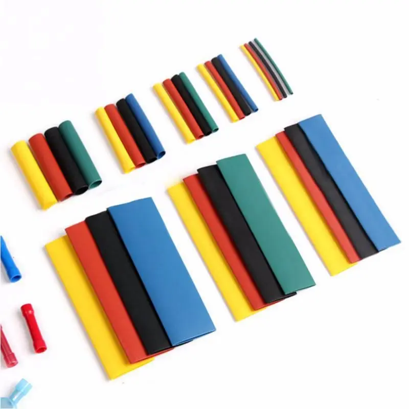 

558pcs Heat Shrink Tube Sleeving Kit Set Car Wire Electrical Terminals Crimp Connectors with Plastic Box