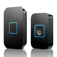 cacazi intelligent wireless waterproof doorbell 300m remote us eu uk plug led smart call chime doorbell electrico bell battery