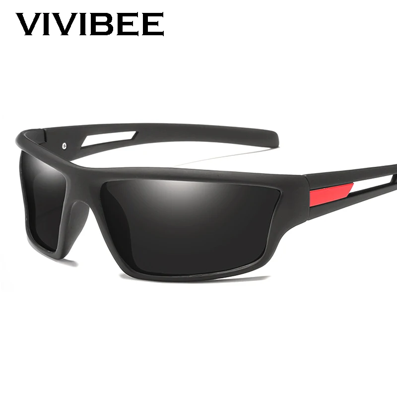 

VIVIBEE Sports Red Polarized Sunglasses Men 2022 Trending Cycling Goggles Outdoor Mirror Blue Unisex UV400 Riding Eyewear