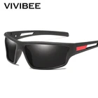 VIVIBEE спортивные красные поляризованные солнцезащитные очки для мужчин 2022 трендовые велосипедные очки уличные зеркальные синие унисекс UV400 очки для верховой езды
