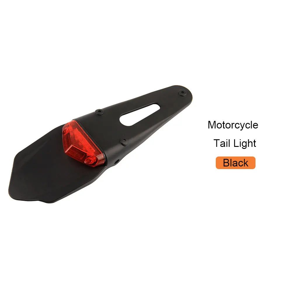 Black Moto Fender Для KTM CR EXC WRF 250 400 мотоциклетный задний светодиодный светильник задний тормоз Стоп сигнальный светильник s брызговик для мотокросса эндуро мотоциклетные крылья - Цвет: Black Moto Fender