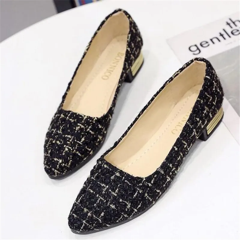 

Flat bottom womens shoes fashion women's casual shoes platform sneakers women loafers pointed shallow mouth running shoes
