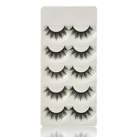 5 pairs natural false eyelashes makeup thick long fake lashes long extension eyelash eyelashes for lady fashion beauty tools