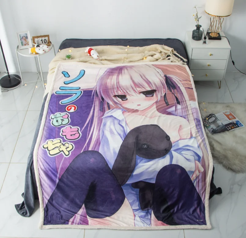 

StarBlue-HGS Thick Quilt Winter partner sexy beauty Throw Blanket Bedding Warmer Blanket 60*80inch Blanket