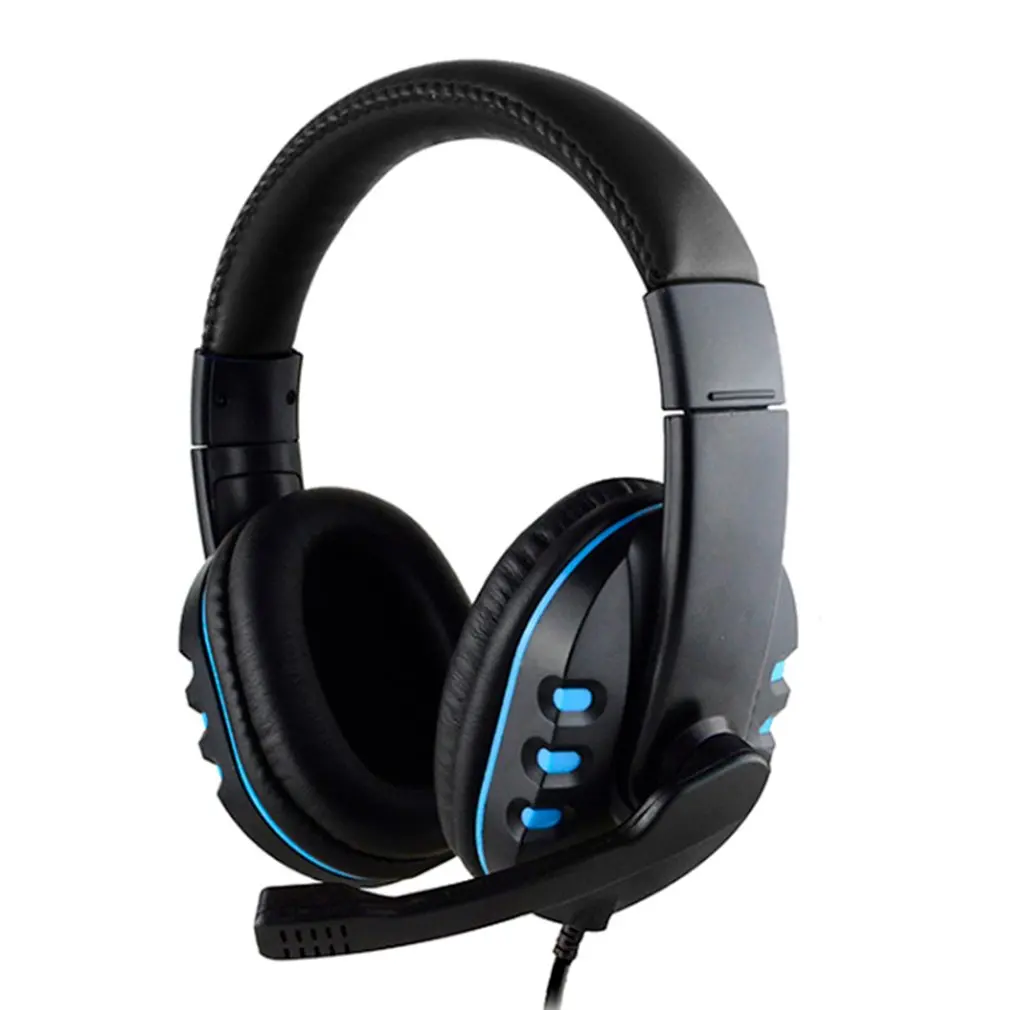 

HOT Stereo Wired Gaming Headsets Headphones with Mic For PS4 PlayStation audiophile headphones