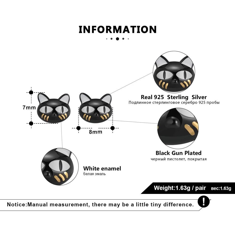 

925 Sterling Silver Women Earrings Fairy Elf Shape Angle Wings Stud Earring Engagement Jewelry Silver Brincos