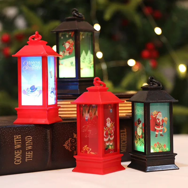 

12cmHigh,Christmas Decorations,Plastic Night Light Lanterns,New Year's Gifts for Children,DIY Home Decoration,Garden Furnishings