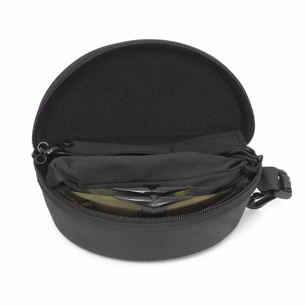 Тактические очки с 3 линзами военные армейские поляризационные пластиковые