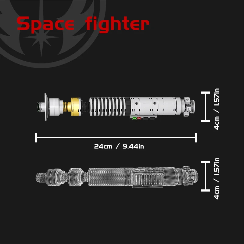 Мпц светильник сабля руки строительные блоки Набор для Звезда Space Wars люк Меч