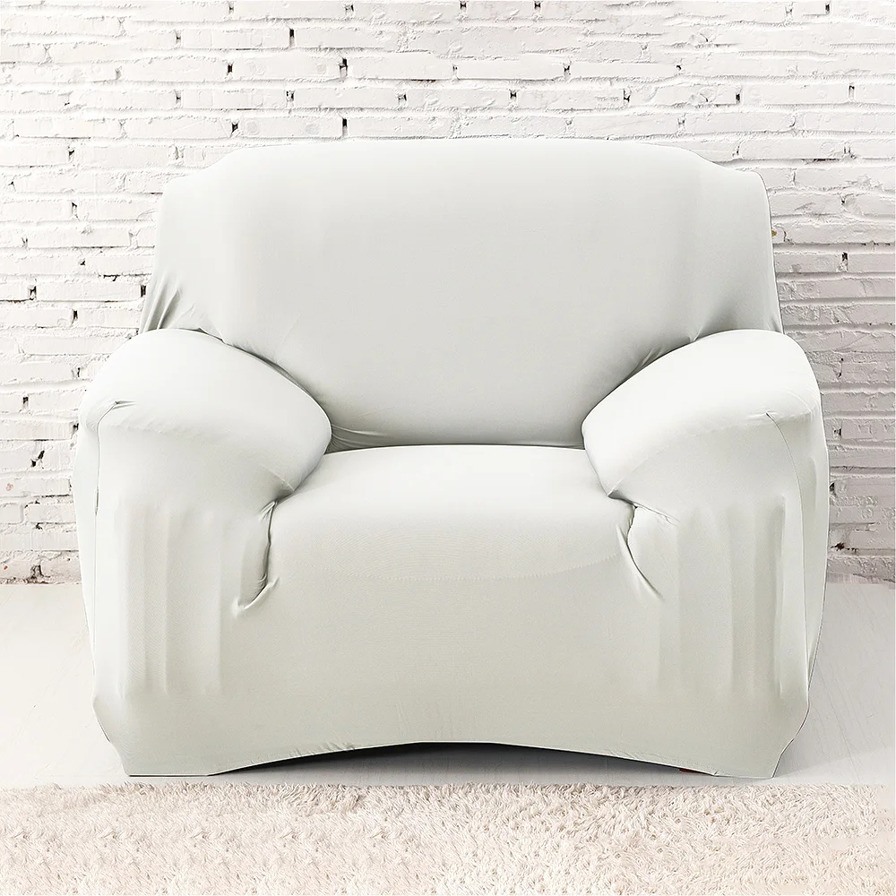 

Elastic White Sofa Cover Stretch Tight Wrap All-inclusive Sofa Covers for Living Room Couch Cover Chair Sofa Cover Pillow Case